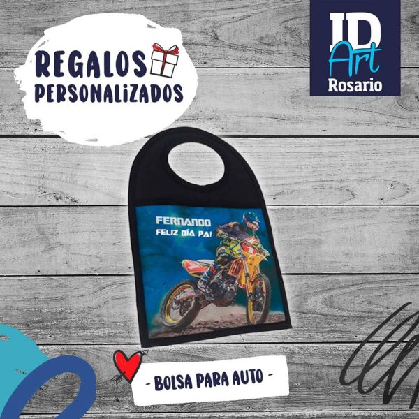 Bolsa para automóvil hecha por ID Art Rosario