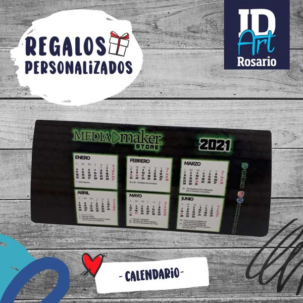 Calendario hecho por ID Art Rosario