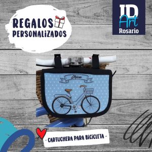 Cartuchera para bicicleta hecha por ID Art Rosario