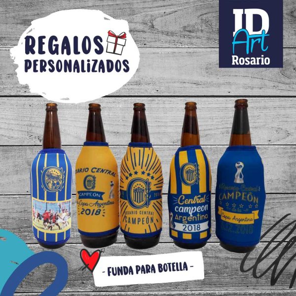 Funda botella hecha por ID Art Rosario