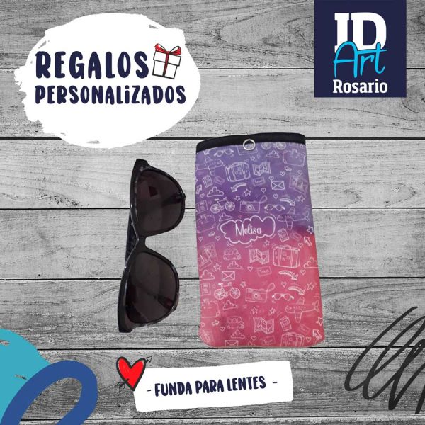 Funda lentes hecha por ID Art Rosario