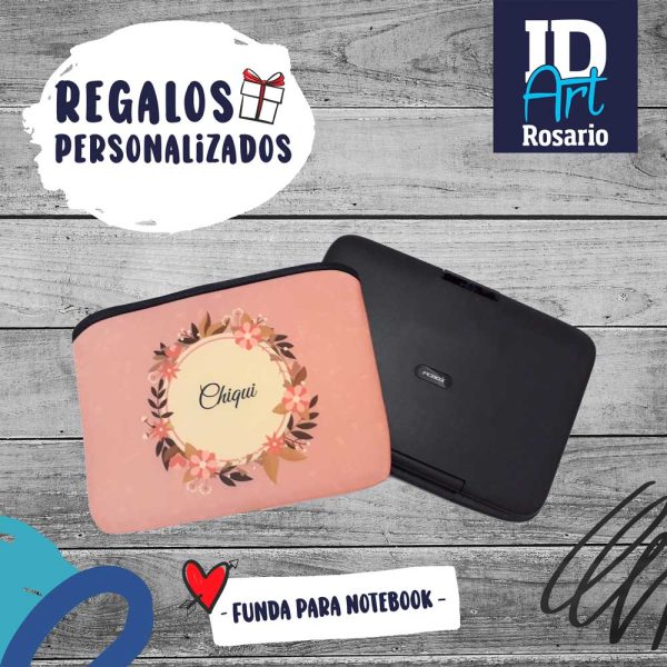 Funda netbook tablet hecha por ID Art Rosario