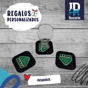 Posavasos hechos por ID Art Rosario