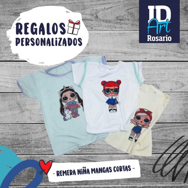 remera infantil personalizada hecha por ID Art Rosario