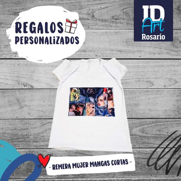 Remera mujer hecha por ID Art Rosario